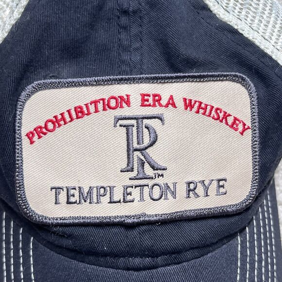 Templeton Rye Prohibition Era Whiskey Hat Zkapz One Size Baseball Cap Black Tan - Picture 2 of 9